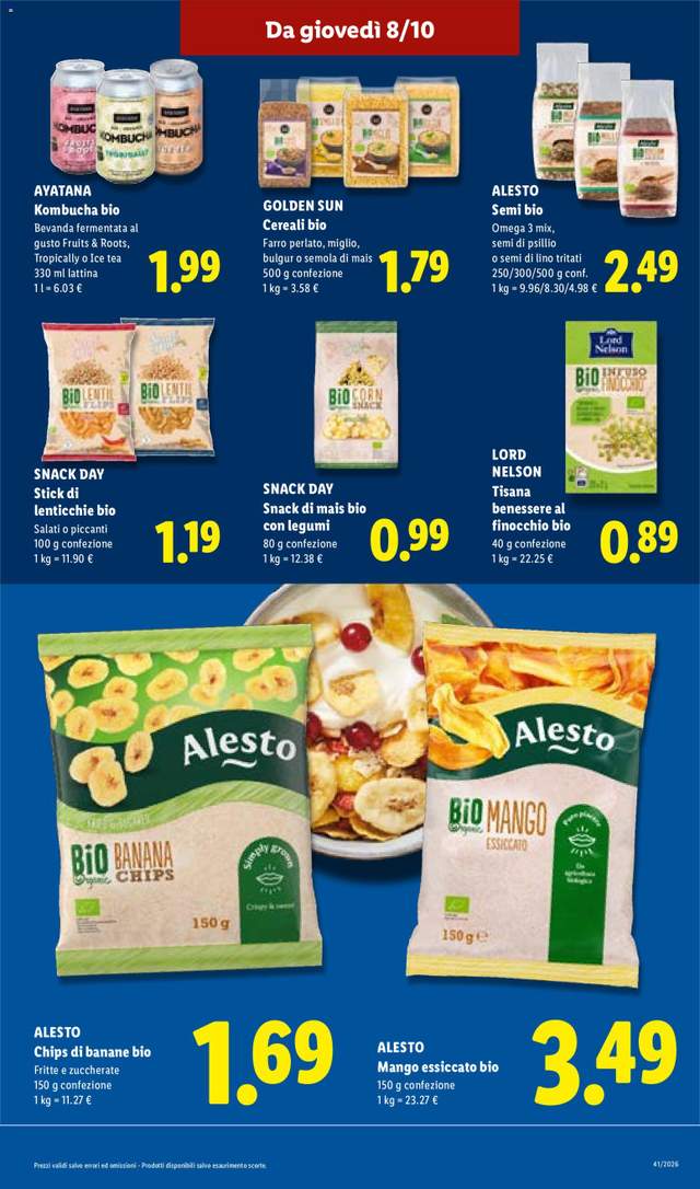 Nuovo volantino Lidl dal 08/10