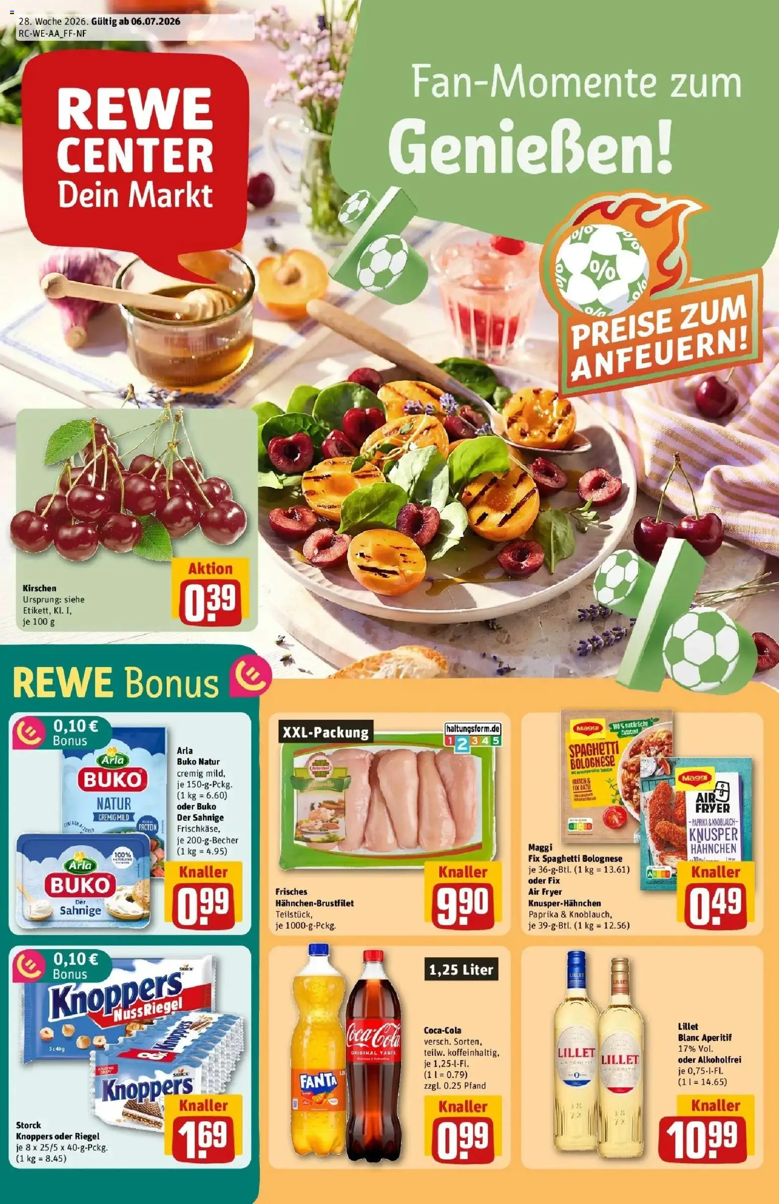 Vorschau von dem Prospekt des Geschäftes Rewe, gültig ab dem 06.07.2026
