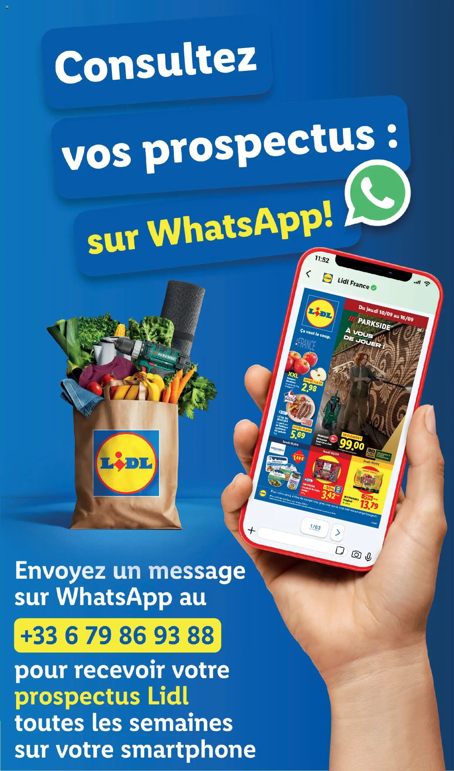 Prévisualisation de LIDL catalogue les bonnes affaires Exclu Web du magasin LIDL formulaire valide 07/09/2026 - Fruits, Nettoyeur haute pression, Desperados, Saucisses, Piment, Porc, Desperados original, Boisson lactee