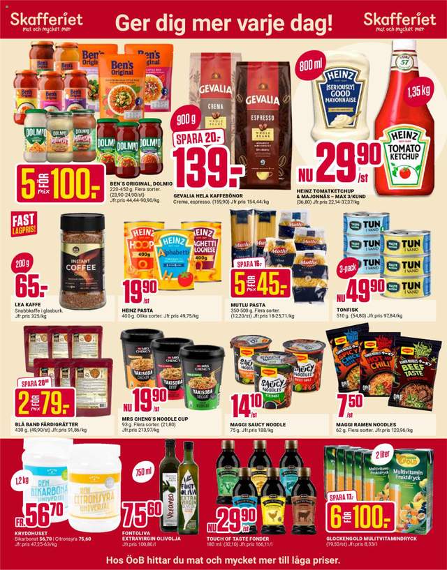 Nytt ÖoB reklamblad från 12/10