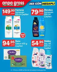 Anpa Gross Anpa Gross Bakım ürünlerinde indirim 03.07.2026 - Broşürünün önizlemesi