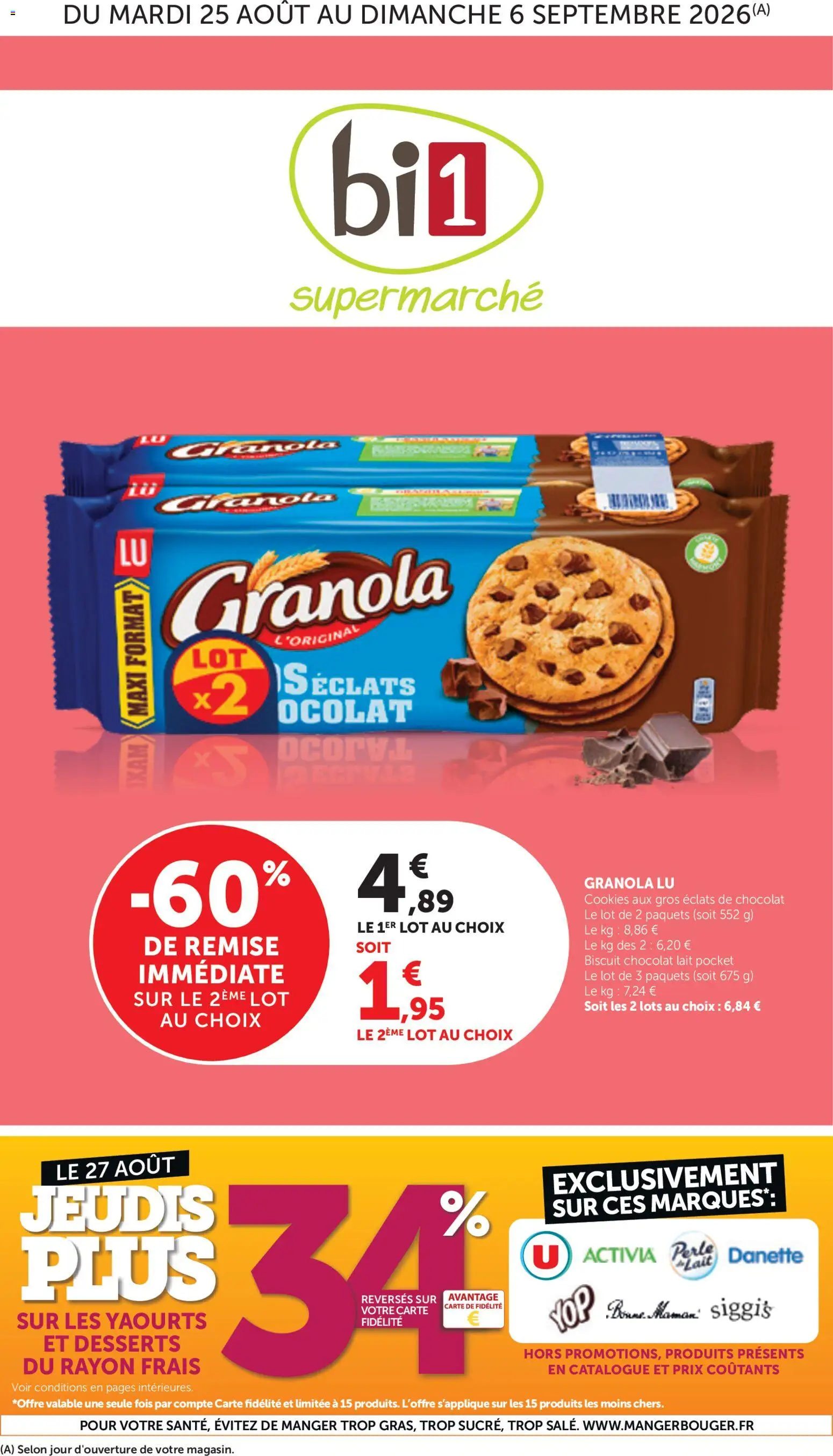 Prévisualisation de bi1 Catalogue du magasin bi1 formulaire valide 25/08/2026