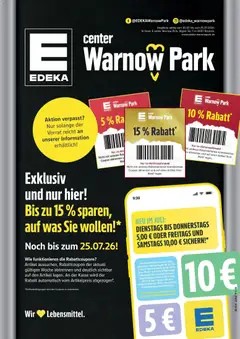 Vorschau von dem Prospekt des Geschäftes Edeka, gültig ab dem 20.07.2026