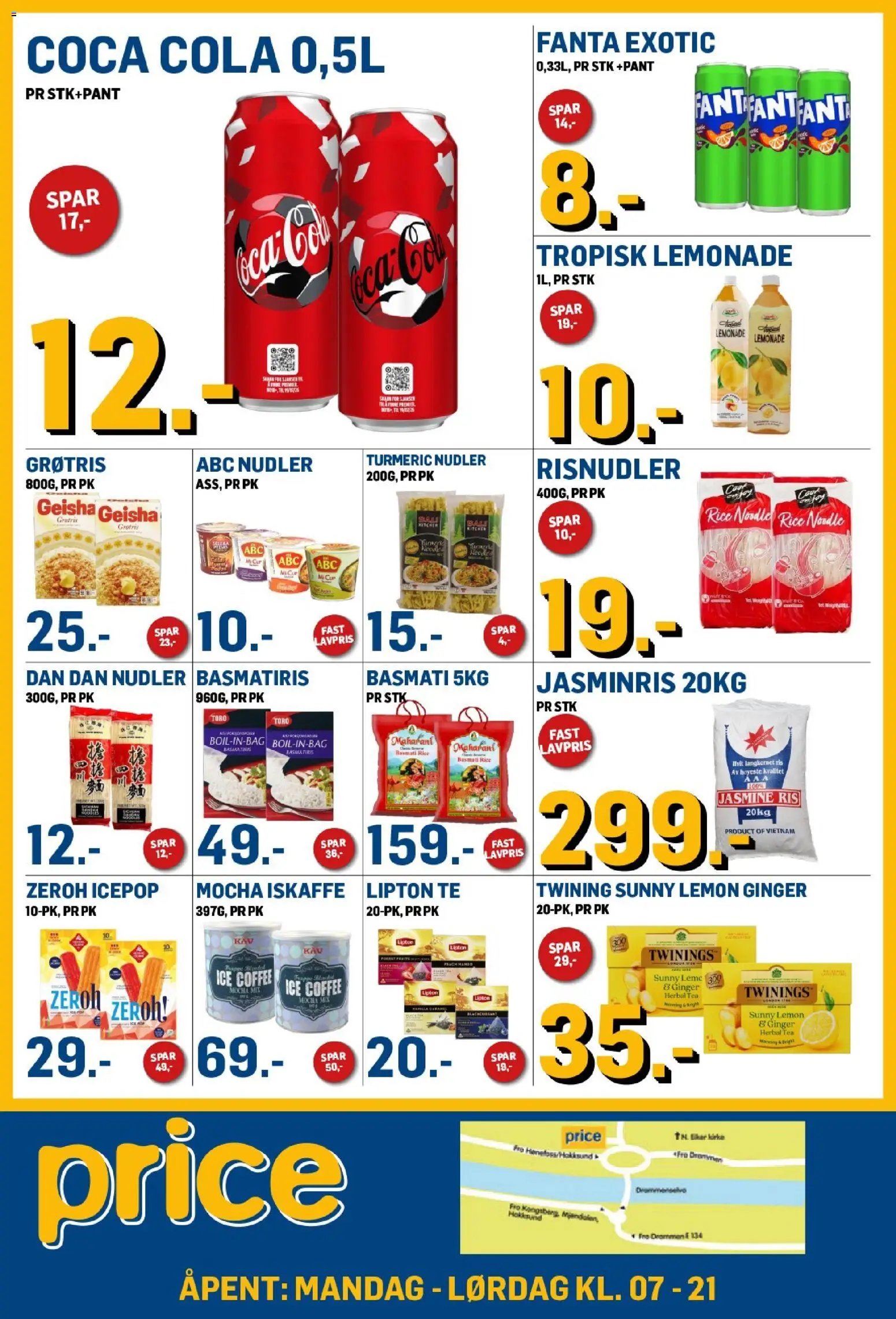 Forhåndsvis Price Lagerbutikk kundeavis fra butikk Price Lagerbutikk gyldig fra 21/08/2026