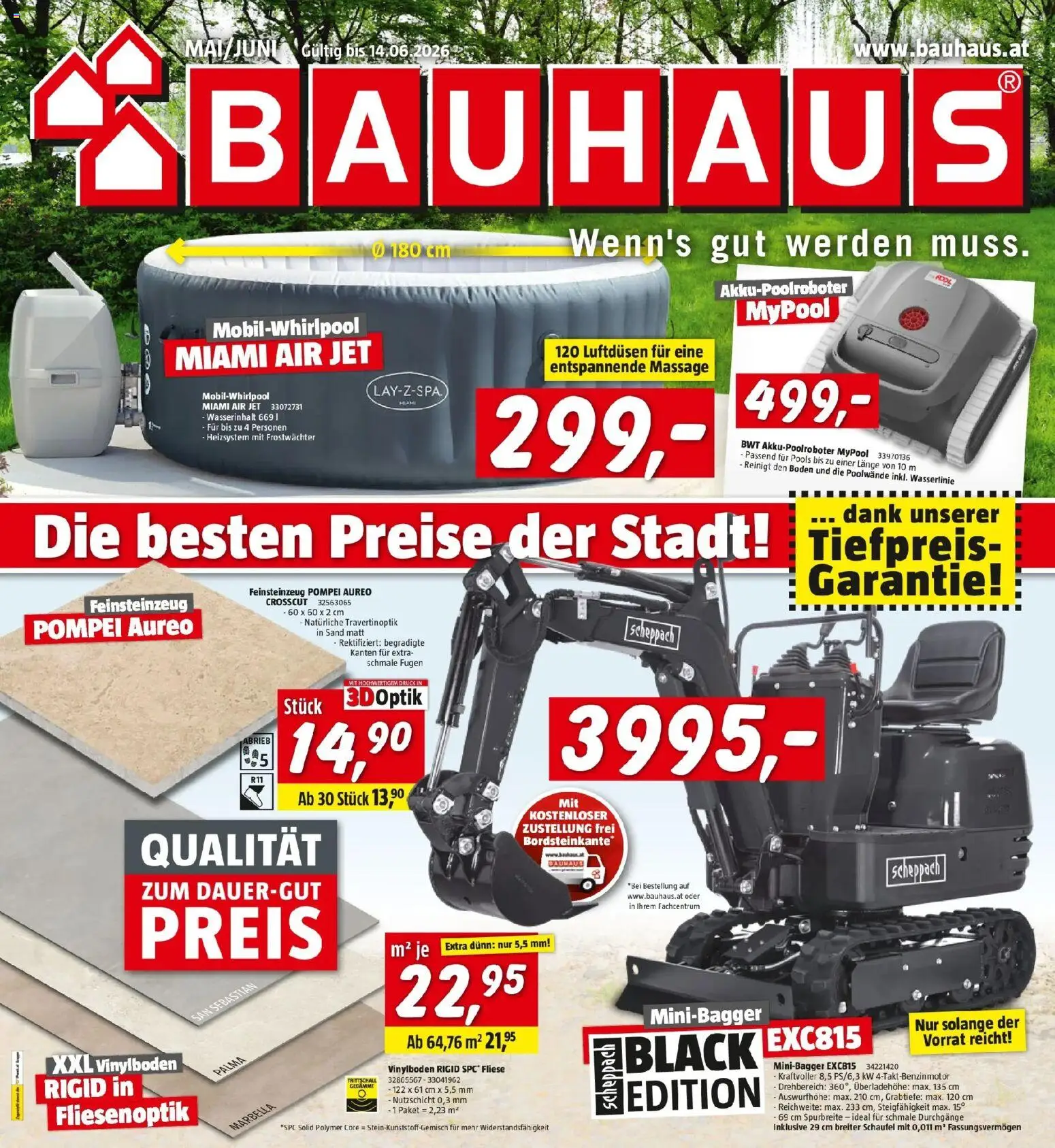Vorschau der Angebote: Bauhaus Bauhaus Pasching, Wels, Steyr gültig ab 26.05.2026