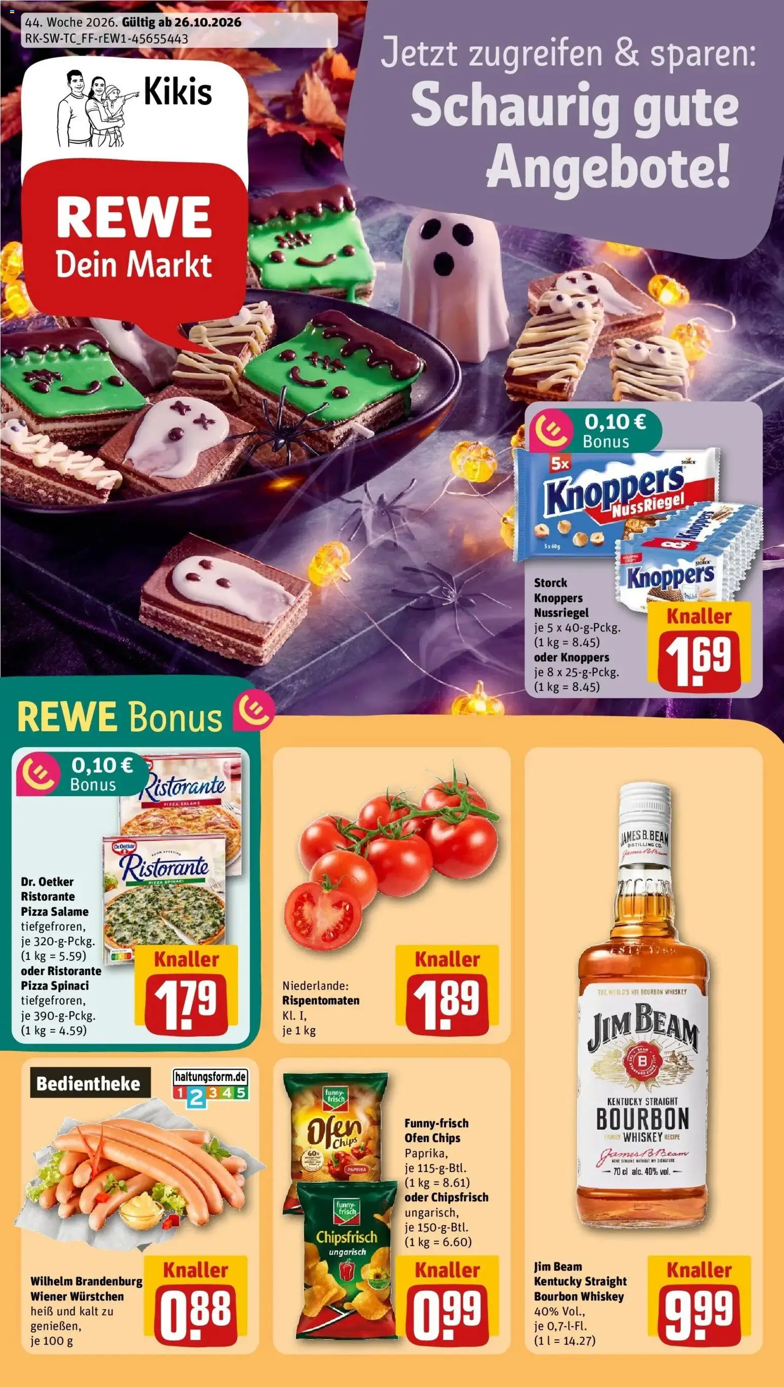 Vorschau von dem Prospekt des Geschäftes Rewe, gültig ab dem 26.10.2026