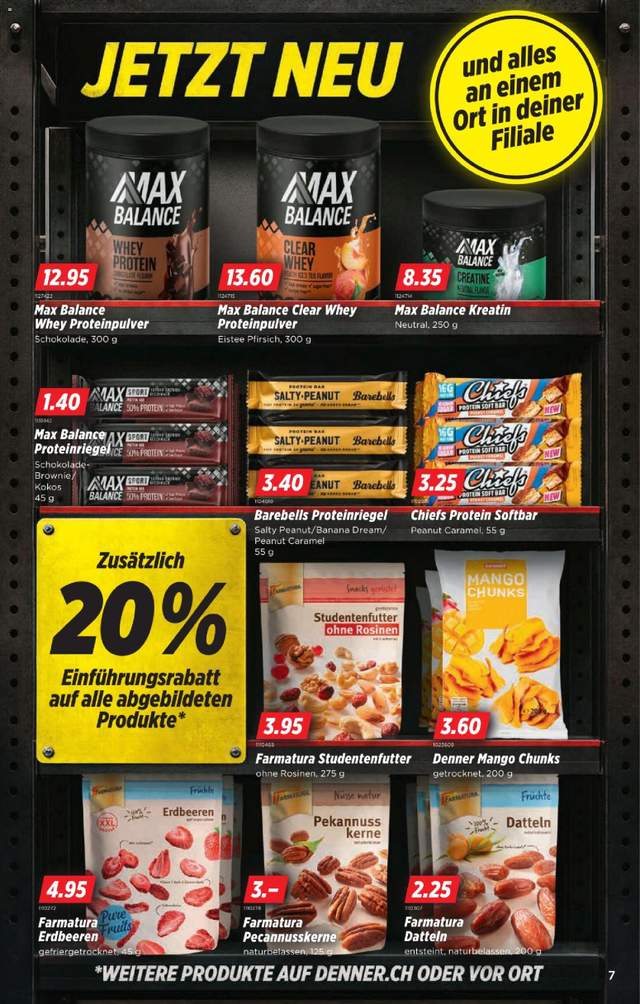 Neue Denner Aktionen ab 03.09.