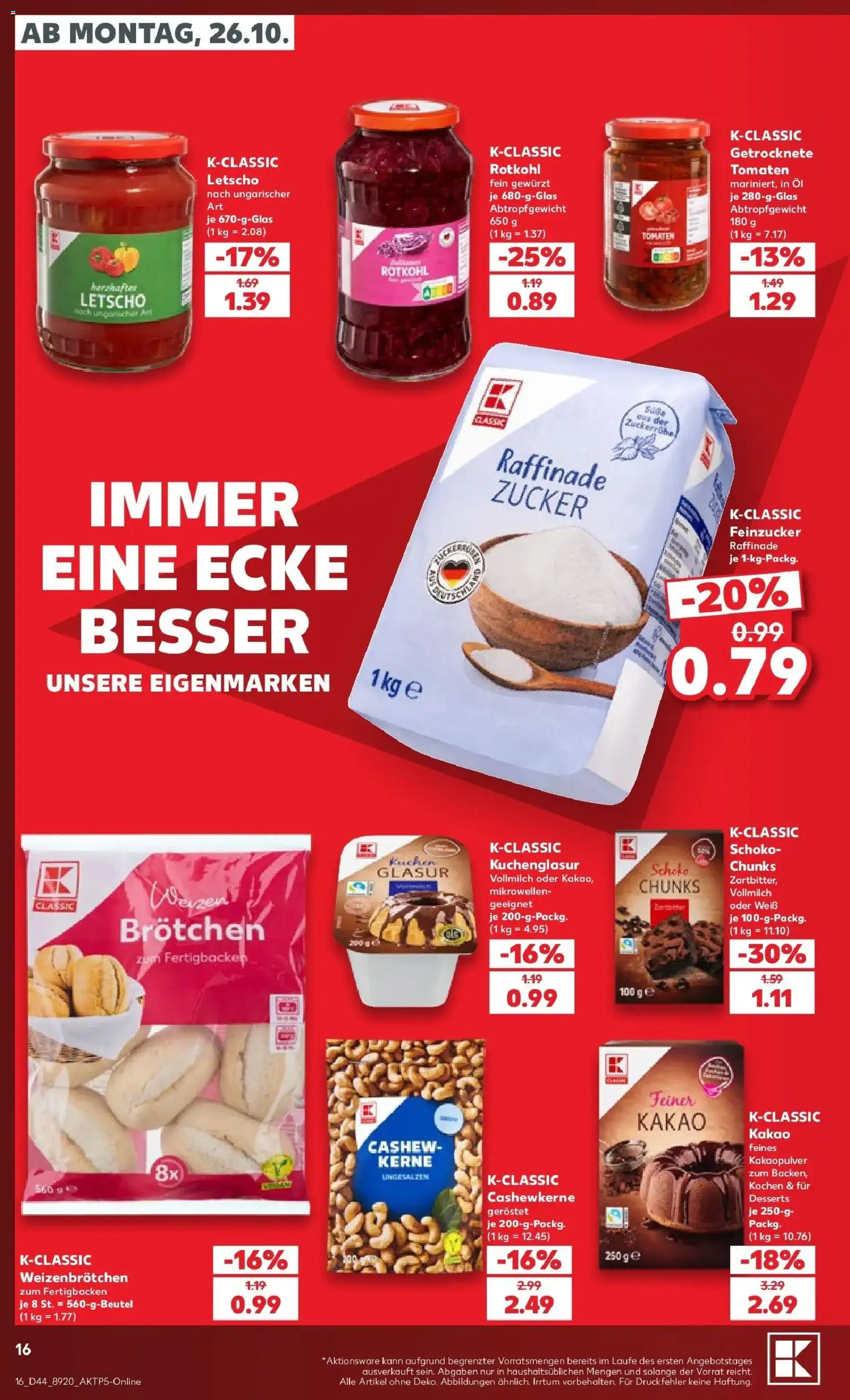 Vorschau von dem Prospekt des Geschäftes Kaufland, gültig ab dem 26.10.2026