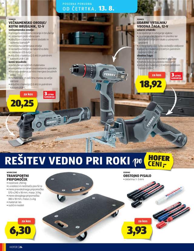Novi Hofer katalog od 05.08.