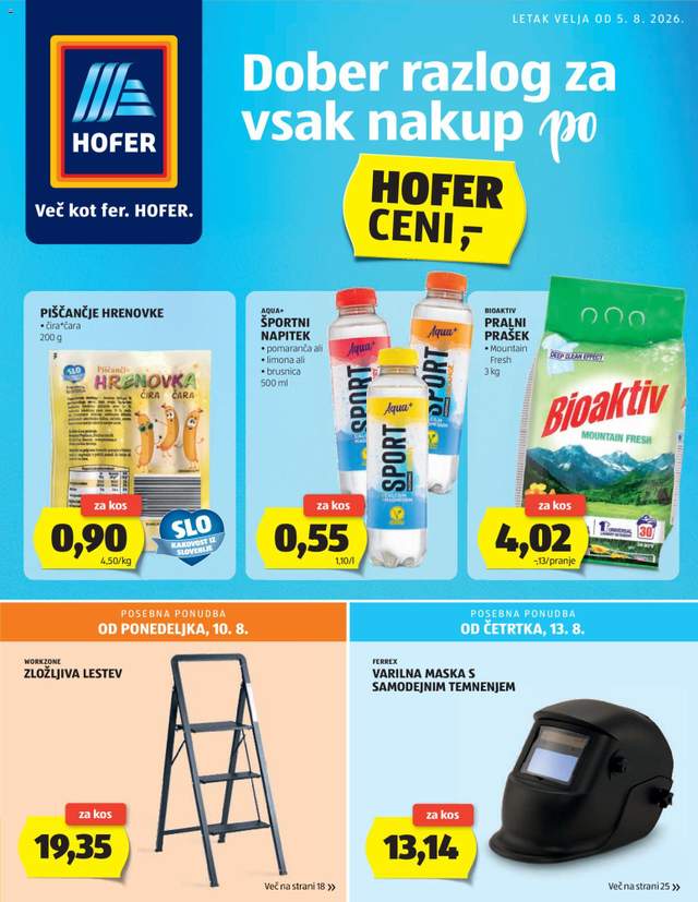 Novi Hofer katalog od 05.08.