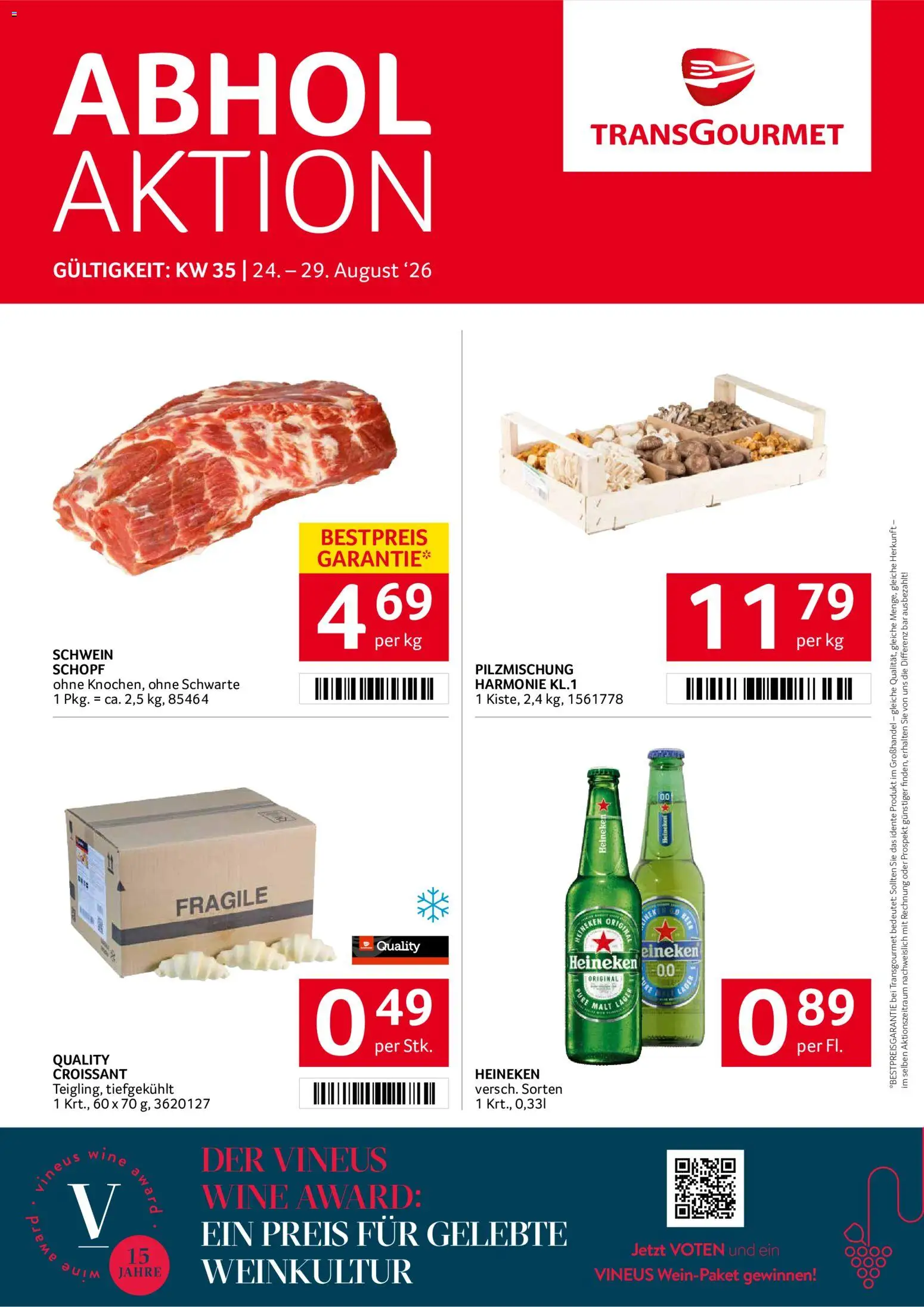 Vorschau der Angebote: Transgourmet Transgourmet Flugblatt gültig ab 24.08.2026