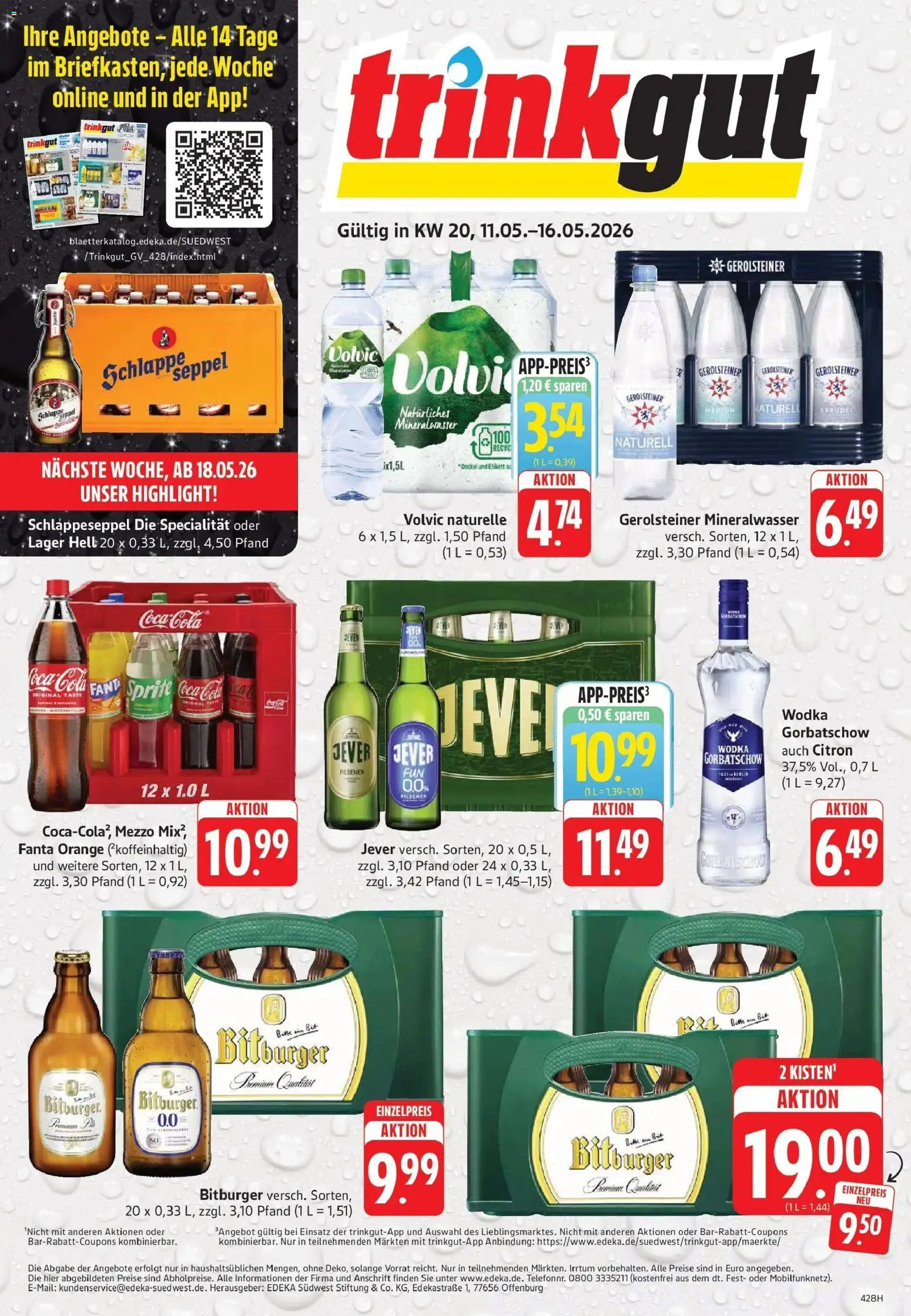Vorschau von dem Prospekt des Geschäftes Trinkgut, gültig ab dem 10.05.2026