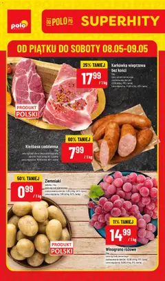 Pogląd gazetki "POLOmarket gazetka - Super Hity" ze sklepu POLOmarket ważnej od 08.05.2026
