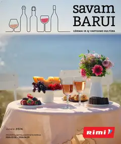 Rimi parduotuvės leidinio Rimi leidinys - Savam barui galiojančio nuo 2026.05.26 peržiūra