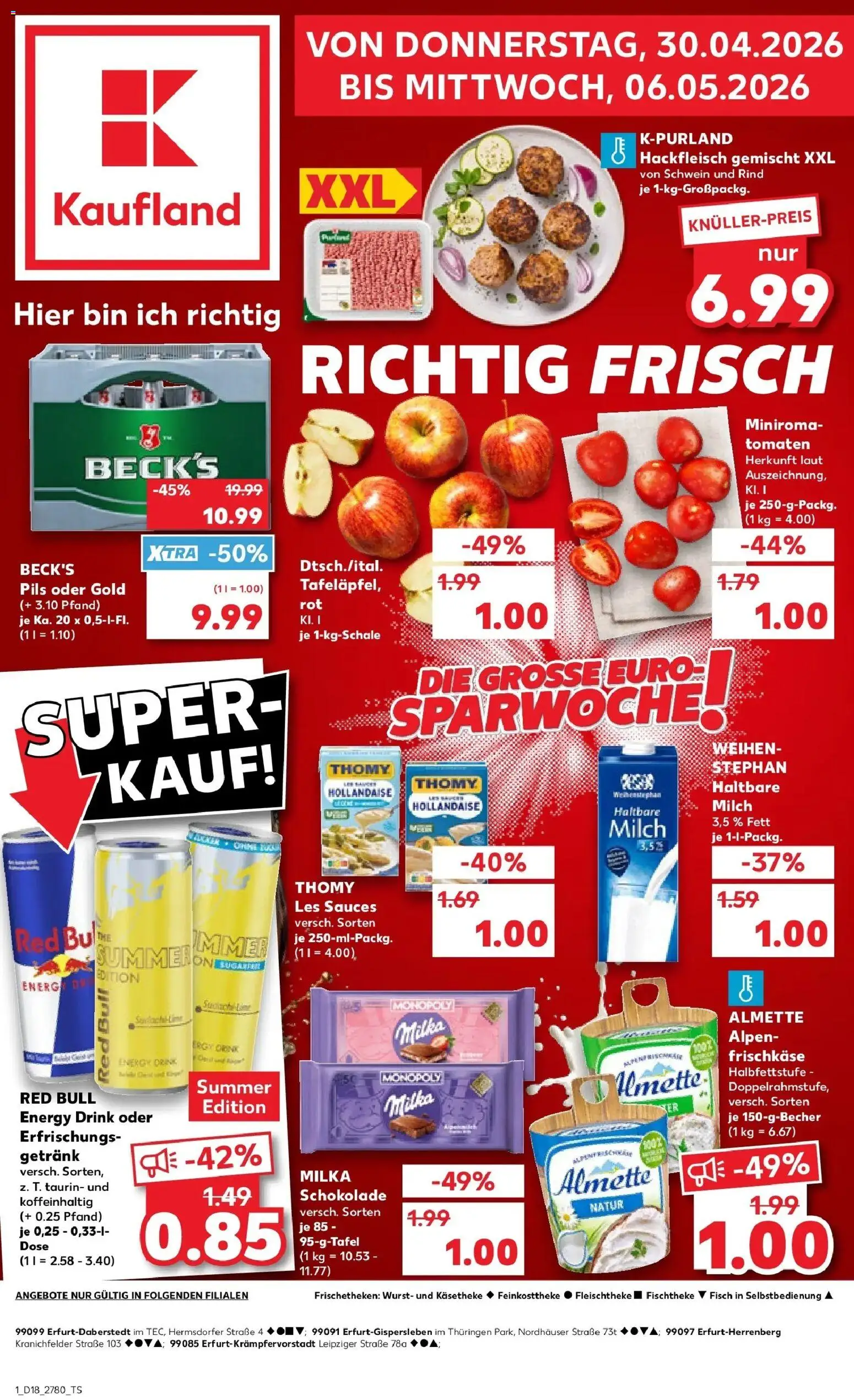 Vorschau von dem Prospekt des Geschäftes Kaufland, gültig ab dem 30.04.2026