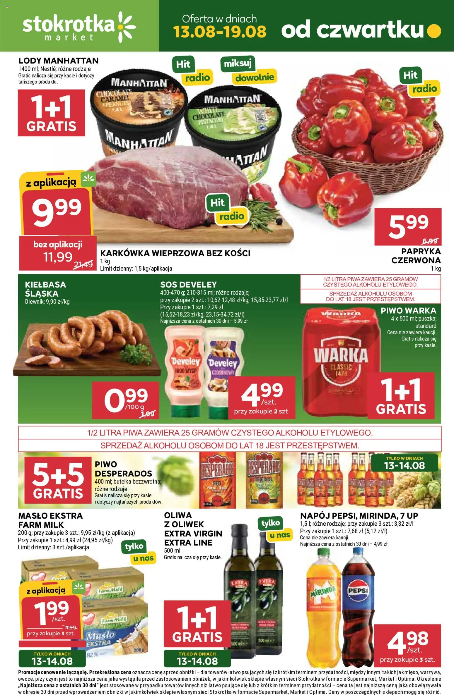 Pogląd gazetki "Stokrotka gazetka - Market" ze sklepu Stokrotka ważnej od 13.08.2026