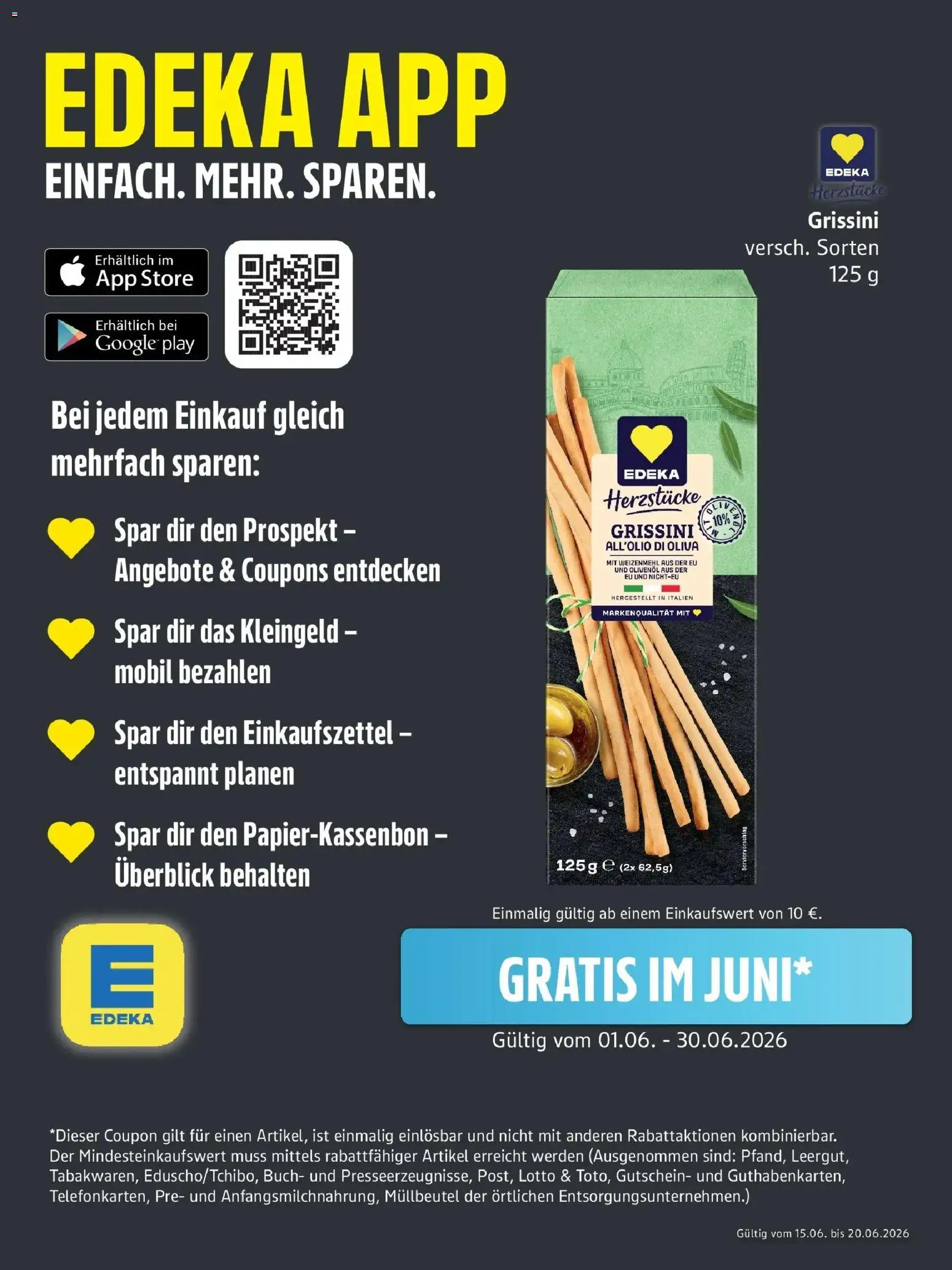Vorschau von dem Prospekt des Geschäftes Edeka, gültig ab dem 14.06.2026