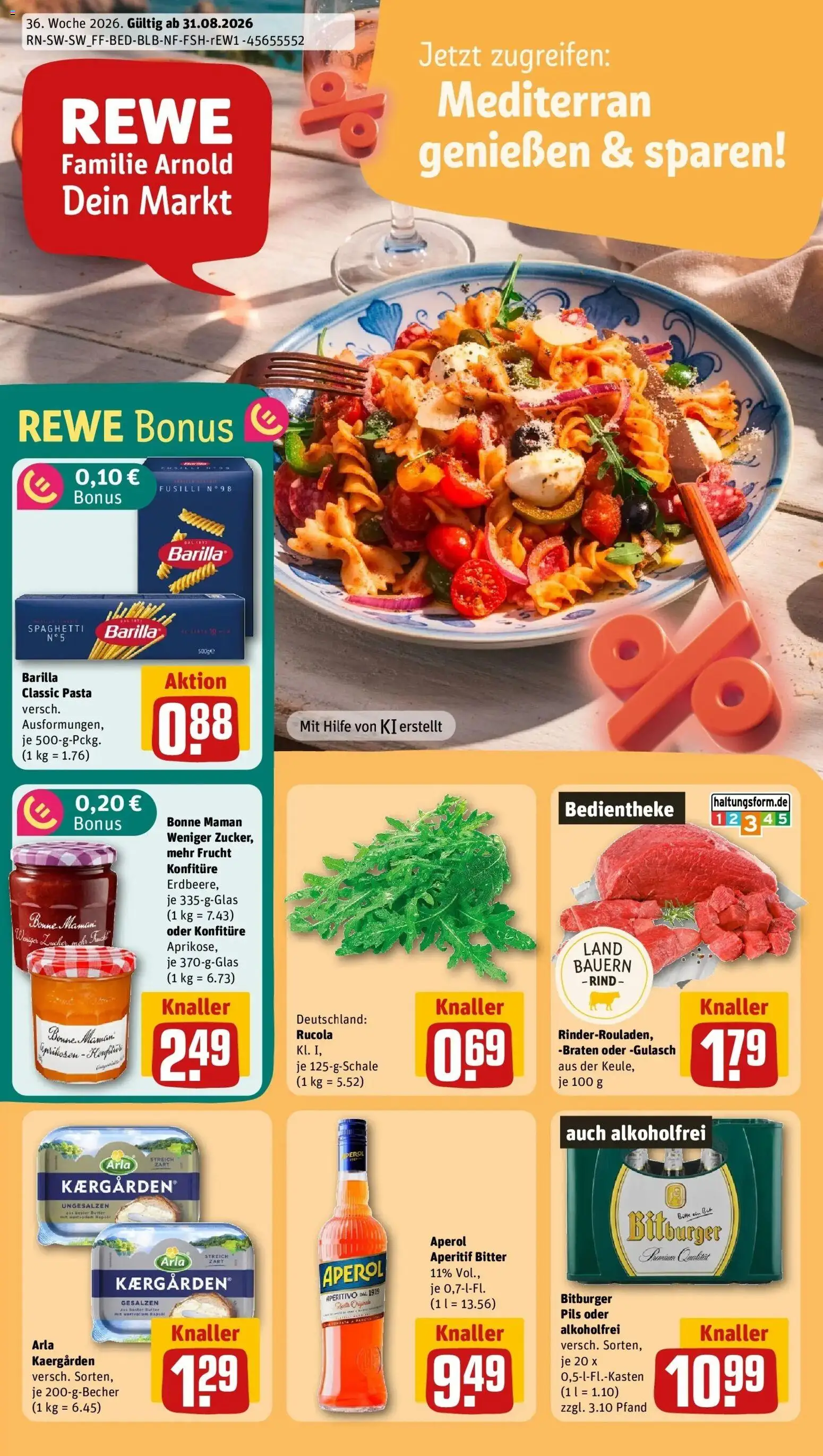 Vorschau von dem Prospekt des Geschäftes Rewe, gültig ab dem 31.08.2026