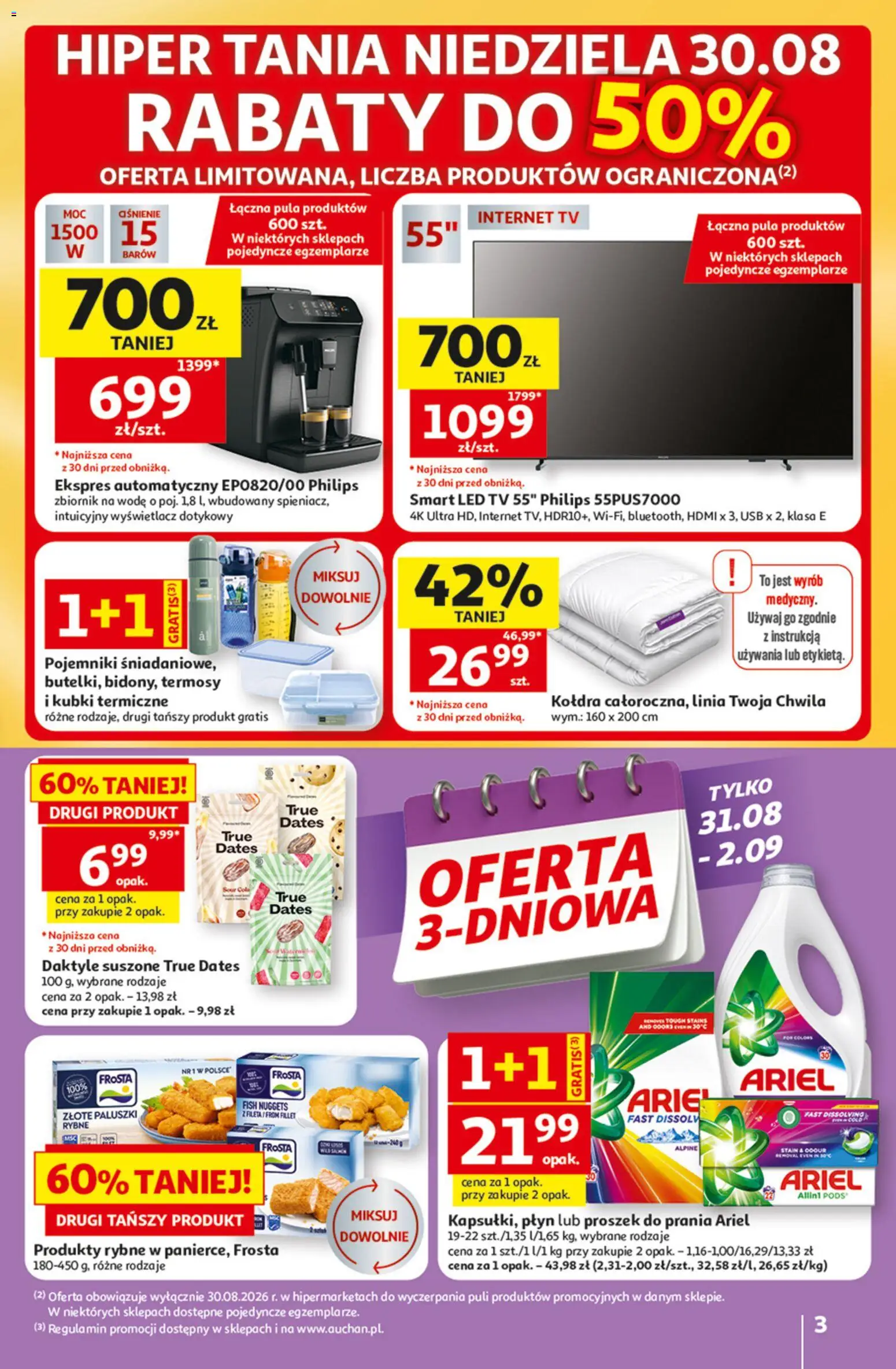 Pogląd gazetki "Auchan gazetka - 30 Lat Hipermarket" ze sklepu Auchan ważnej od 27.08.2026