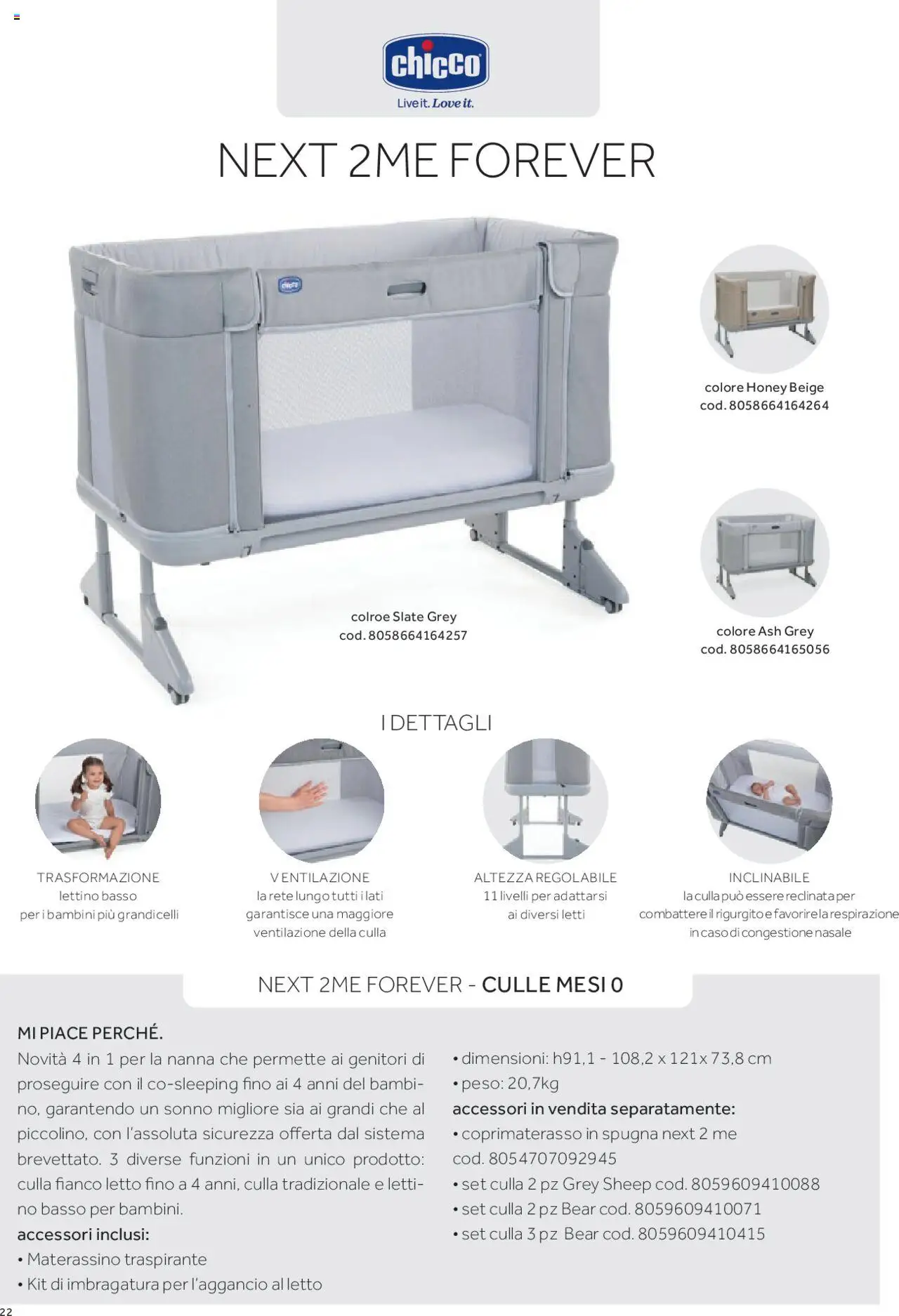 Anteprima dell'opuscolo Catalogo Camarette e Lettini dal negozio Prenatal valido da 01/01/2025 - Letto, Spugna, Culla, Coprimaterasso, Lettino