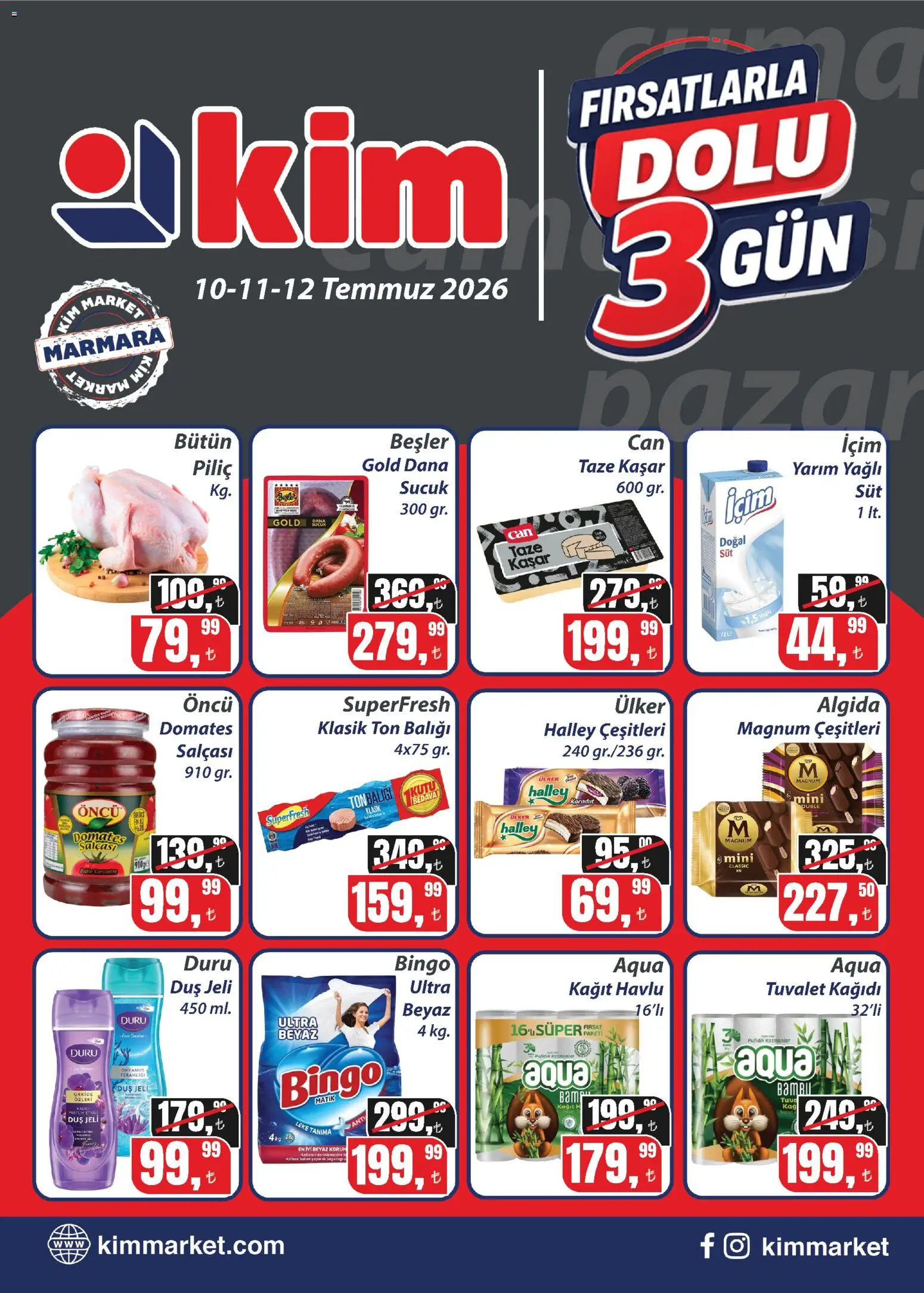 Kim Market Kim Market Katalog - Marmara Insert 10.07.2026 - Broşürünün önizlemesi
