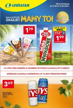 Pogląd gazetki "Lewiatan gazetka" ze sklepu Lewiatan ważnej od 13.08.2026