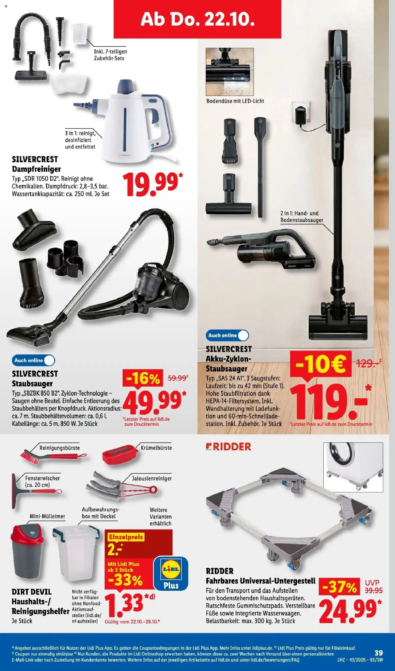 Vorschau von dem Prospekt des Geschäftes Lidl, gültig ab dem 19.10.2026