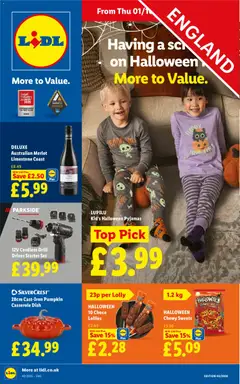 Preview of Lidl Weekly offers Lidl England valid from 01/10/2026
