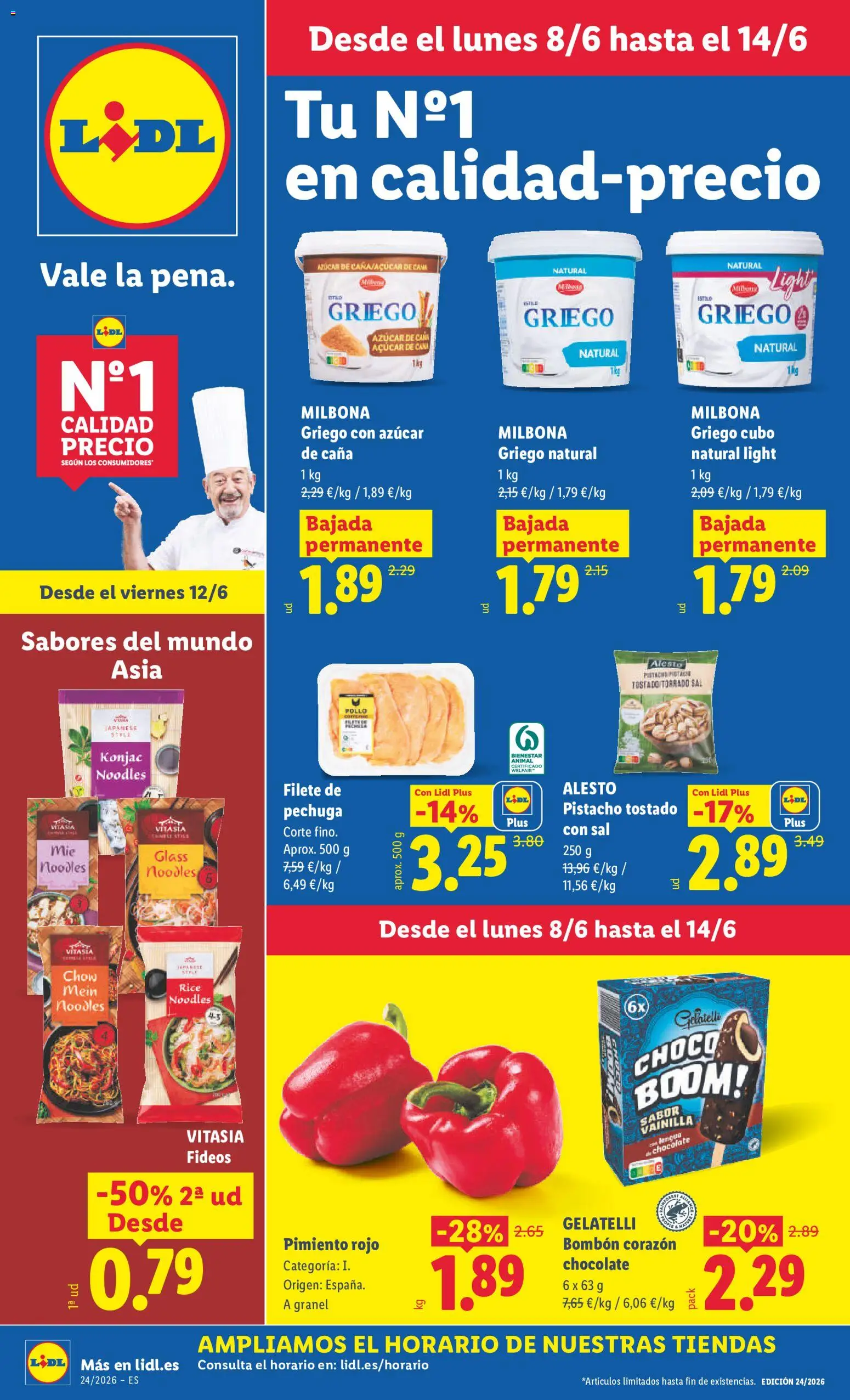 Vista previa del folleto de la tienda Lidl válido desde el 08/06/2026 