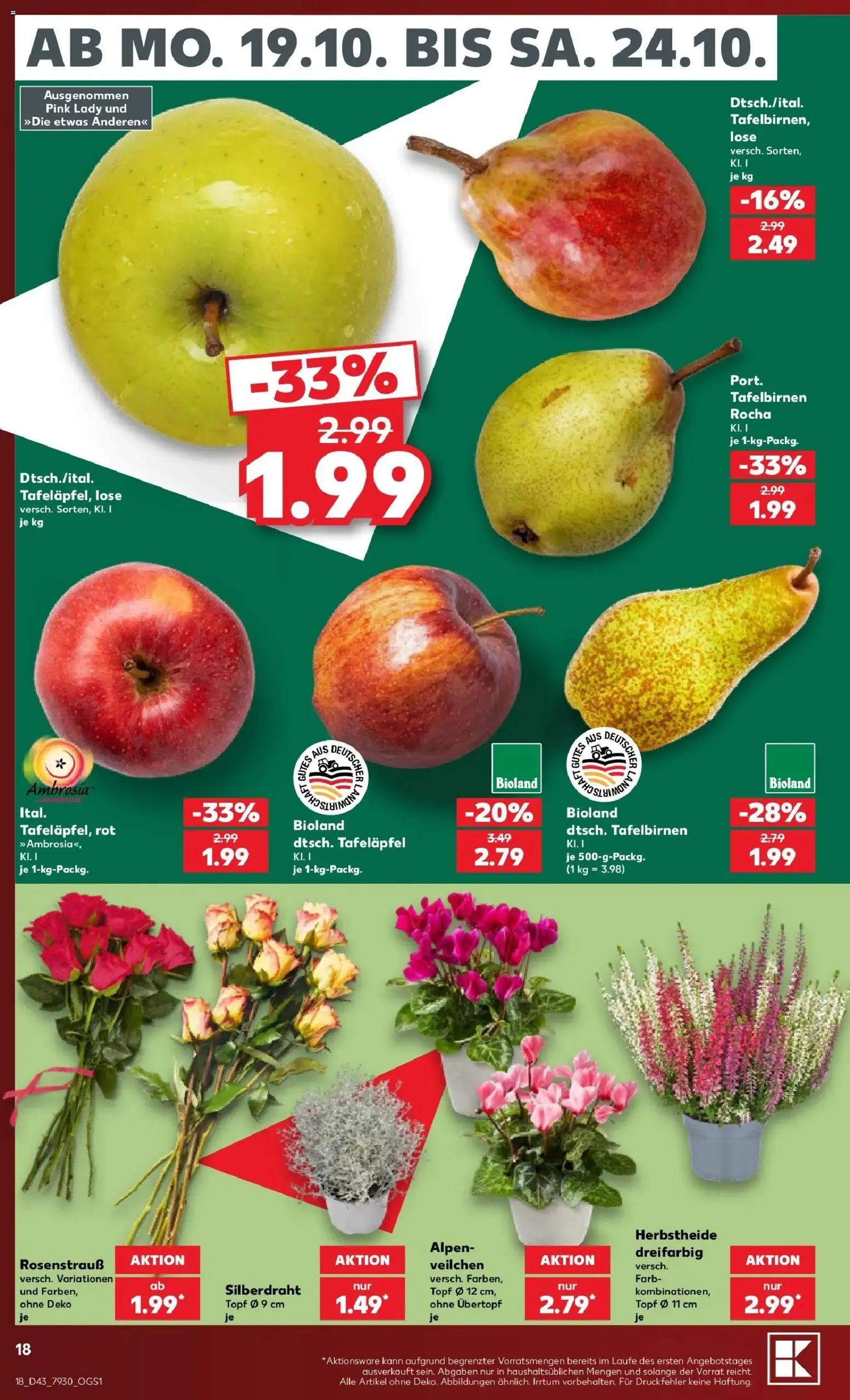 Vorschau von dem Prospekt des Geschäftes Kaufland, gültig ab dem 19.10.2026