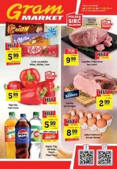 Pogląd gazetki "Gram Market gazetka" ze sklepu Gram Market ważnej od 05.08.2026