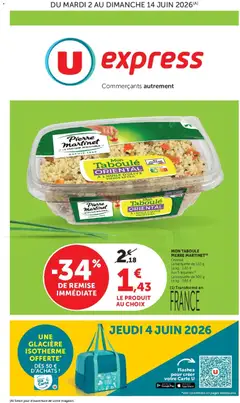 Prévisualisation de U Express - Les prix bas de la semaine du magasin U Express formulaire valide 02/06/2026