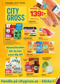 Förhandsgranska reklamblad City Gross erbjudanden från butik City Gross gäller från 19/09/2026