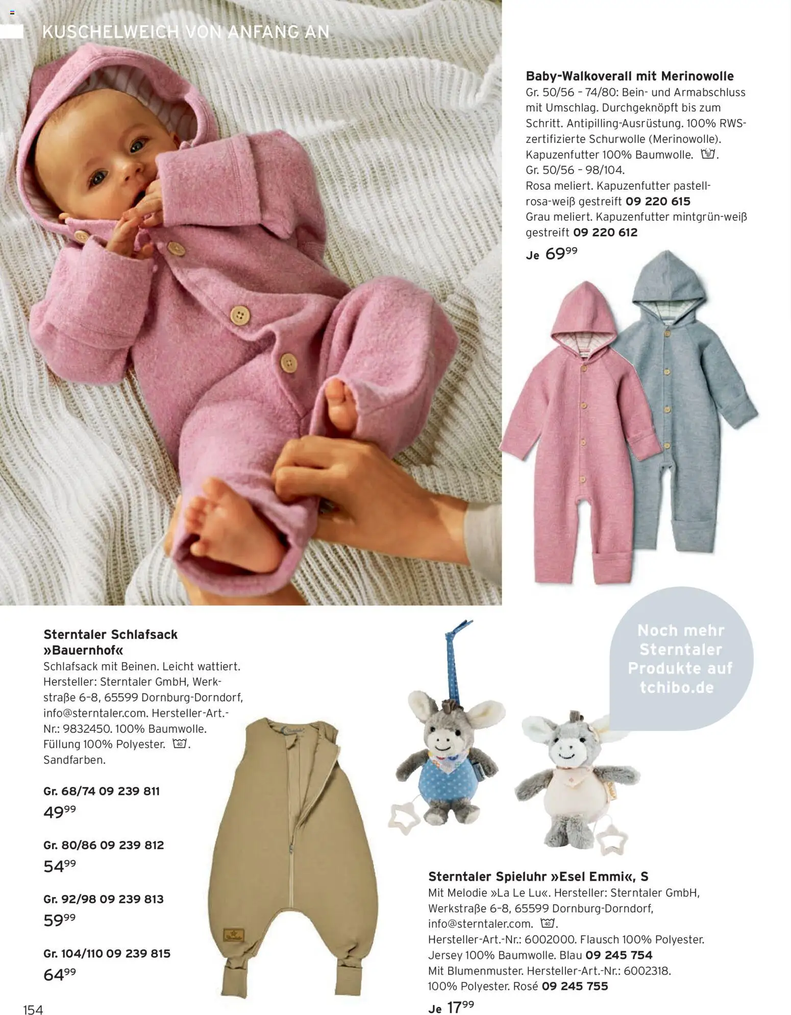 Vorschau von dem Prospekt des Geschäftes Tchibo, gültig ab dem 01.09.2026 - Schlafsack, Kuschelweich