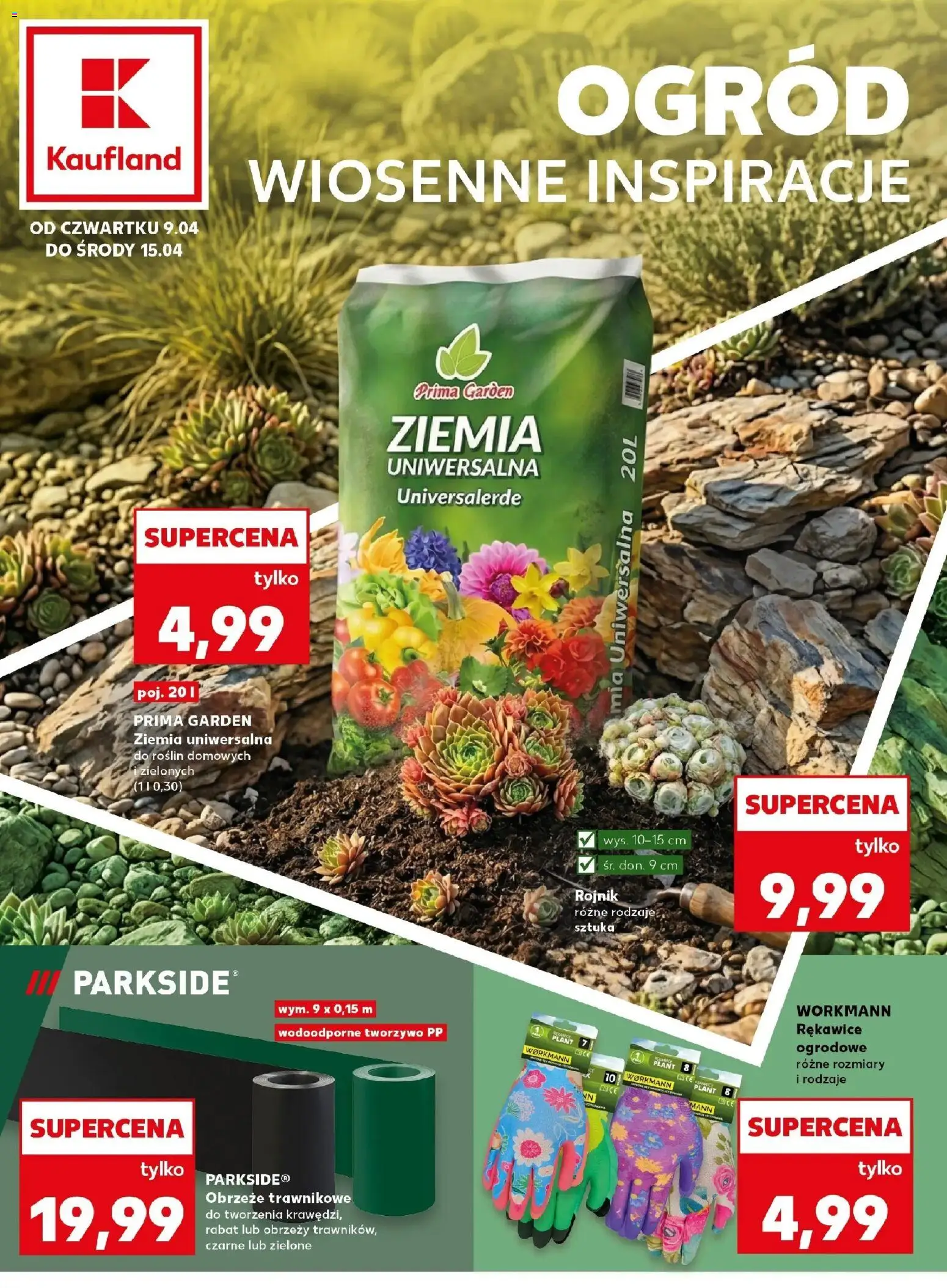 Pogląd gazetki "Kaufland gazetka - Ogród" ze sklepu Kaufland ważnej od 09.04.2026 - Ziemia, Ziemia uniwersalna