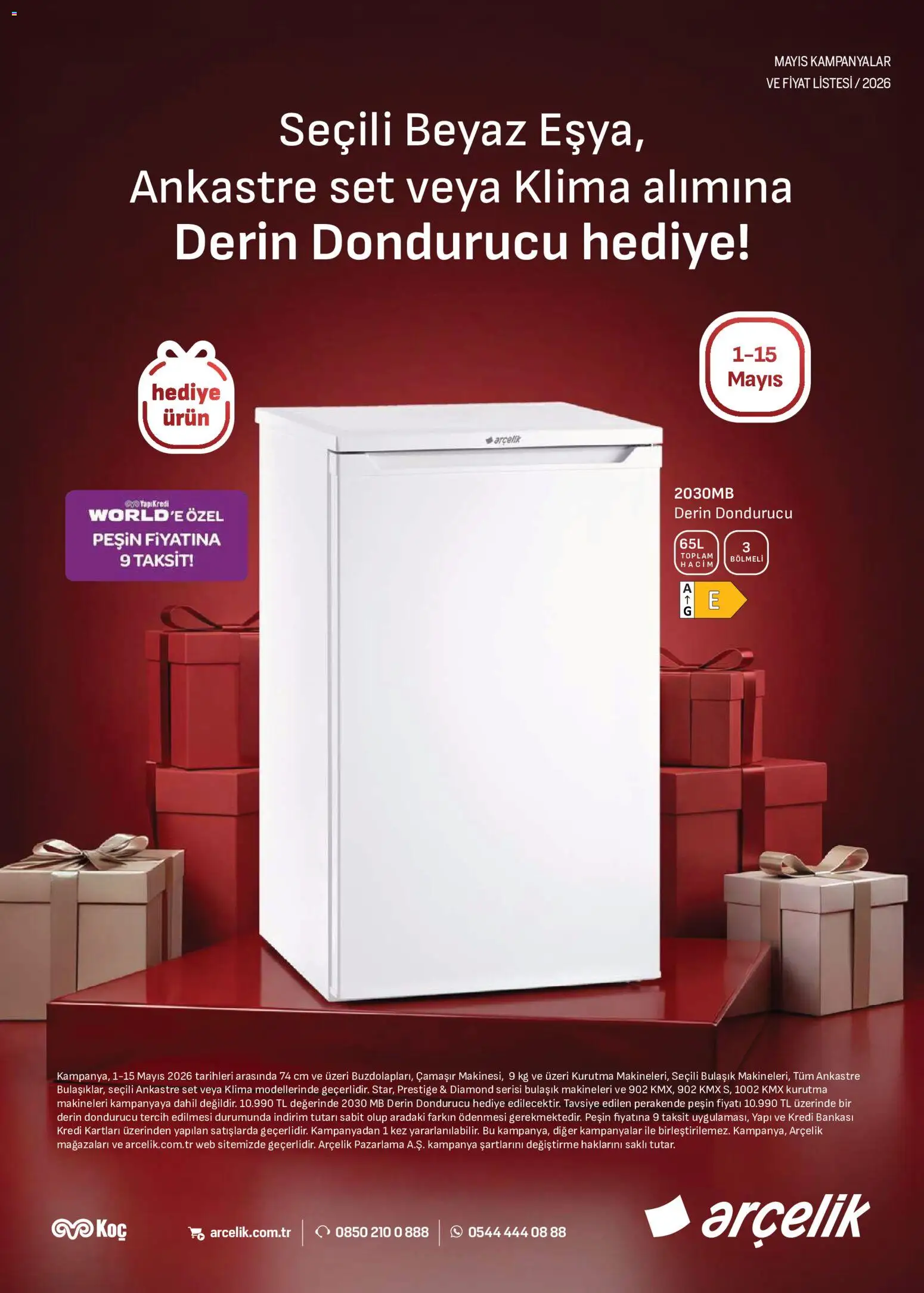 Arçelik Arçelik Katalog 01.05.2026 - Broşürünün önizlemesi