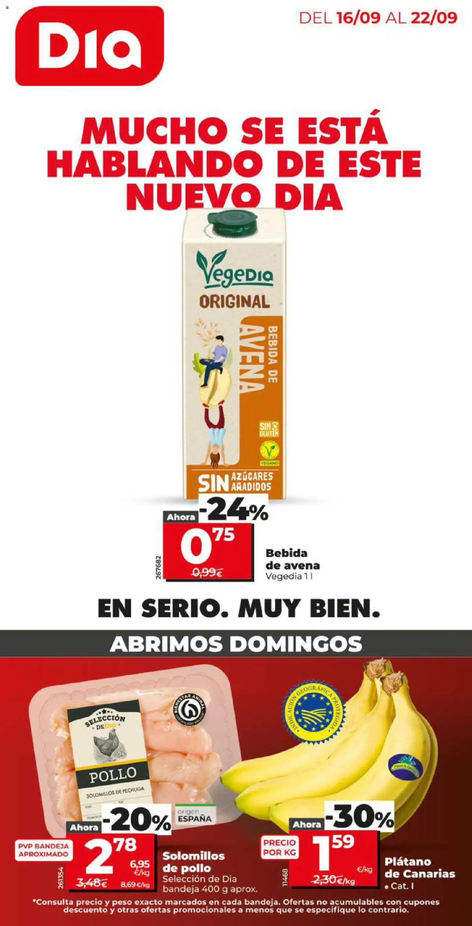 Vista previa del folleto de la tienda Dia válido desde el 16/09/2026 