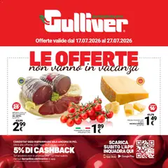 Anteprima dell'opuscolo Gulliver volantino dal negozio Gulliver valido da 17/07/2026