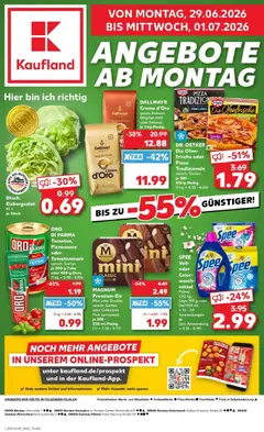 Vorschau von dem Prospekt des Geschäftes Kaufland, gültig ab dem 29.06.2026
