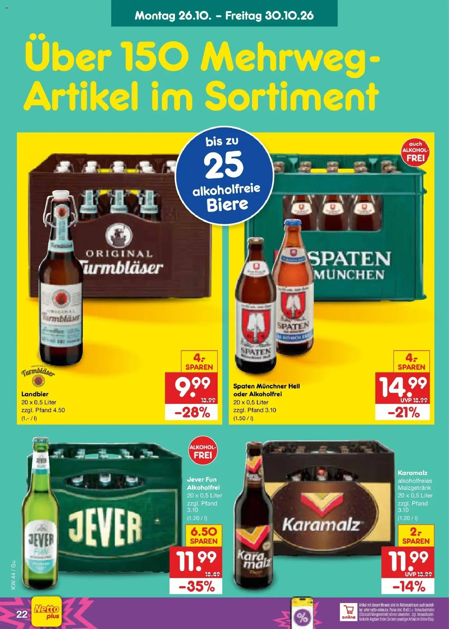 Vorschau von dem Prospekt des Geschäftes Netto Marken-Discount, gültig ab dem 26.10.2026