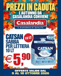 Anteprima dell'opuscolo Casalandia volantino dal negozio Casalandia valido da 05/10/2026
