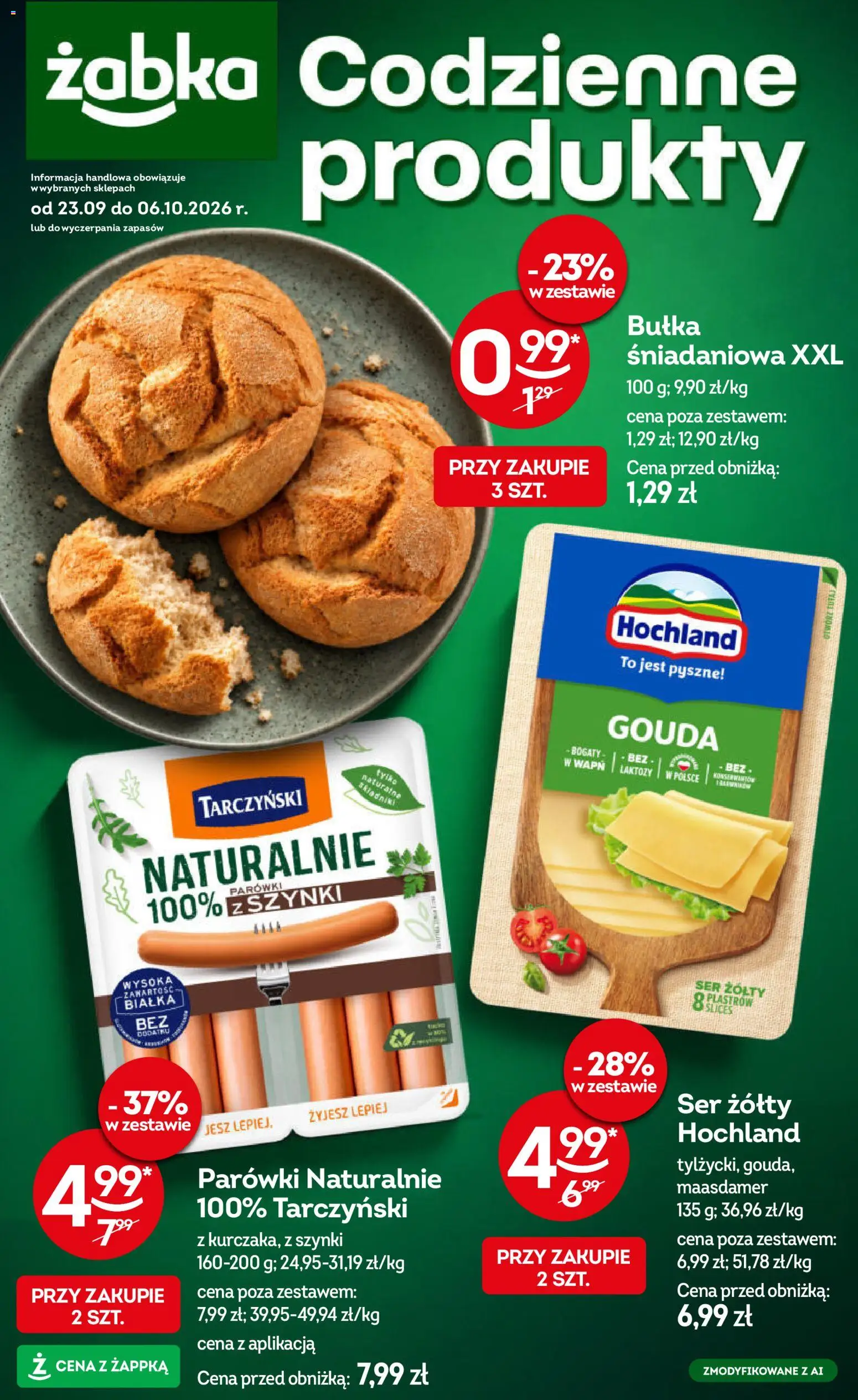 Pogląd gazetki "Żabka gazetka - Codzienne produkty" ze sklepu Żabka ważnej od 23.09.2026