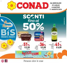 Anteprima dell'opuscolo Conad volantino Traversetolo dal negozio Conad valido da 29/07/2026