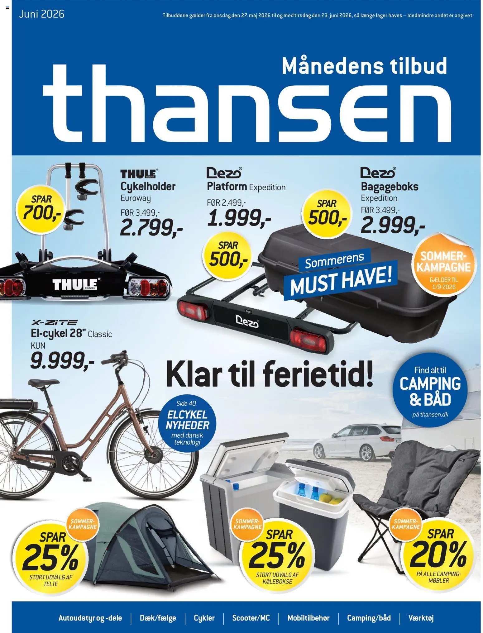 Eksempel på tilbudsavis Thansen - Tilbudsavis fra butik Thansen gyldig fra 27/05/2026