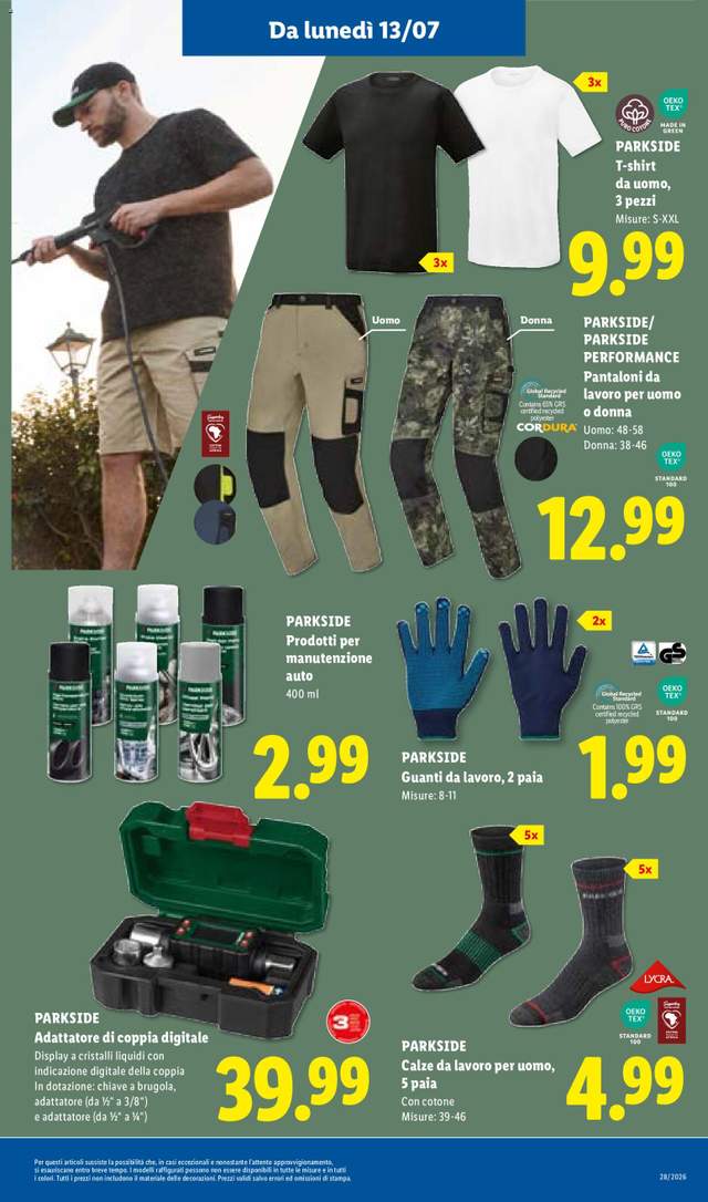 Nuovo volantino Lidl dal 09/07