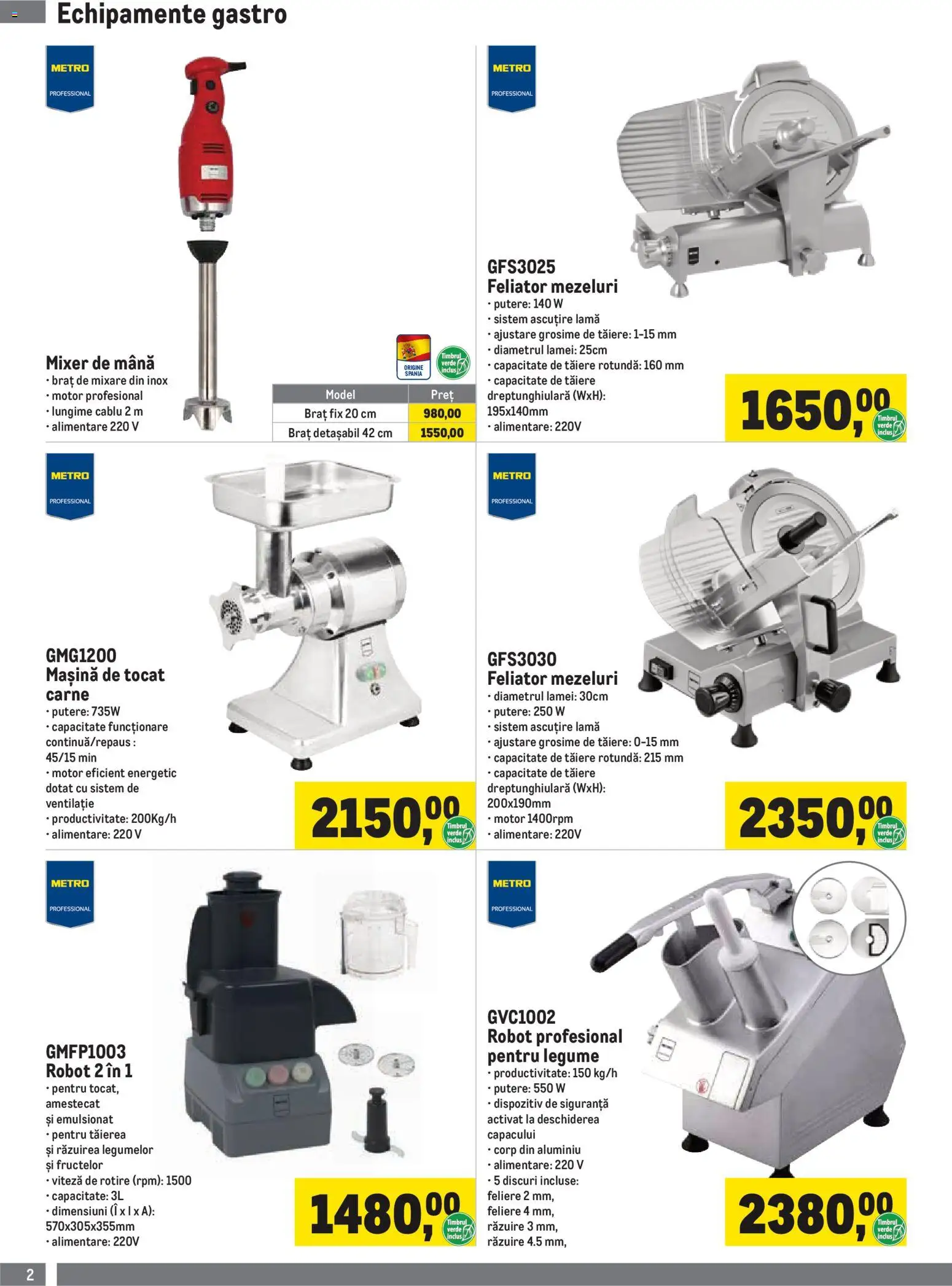 Previzualizarea de cataloage: Metro Metro Catalog Echipamente Pentru Horeca valabil de la 01.07.2026