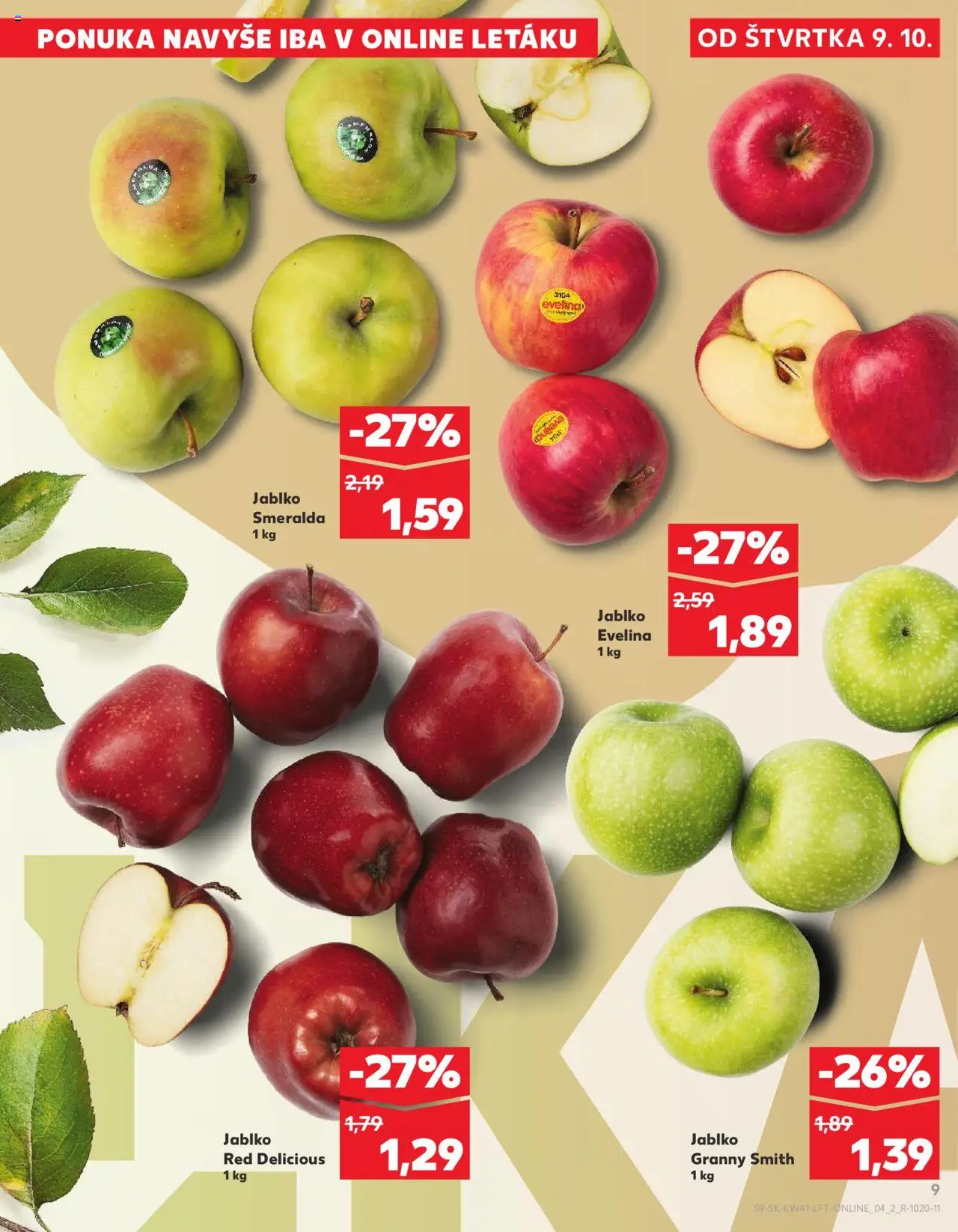 Náhľad Kaufland letáku platného od 09.10.2025