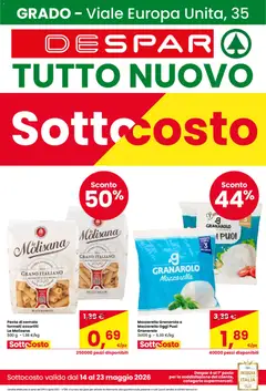 Anteprima dell'opuscolo Despar volantino Grado dal negozio Despar valido da 14/05/2026