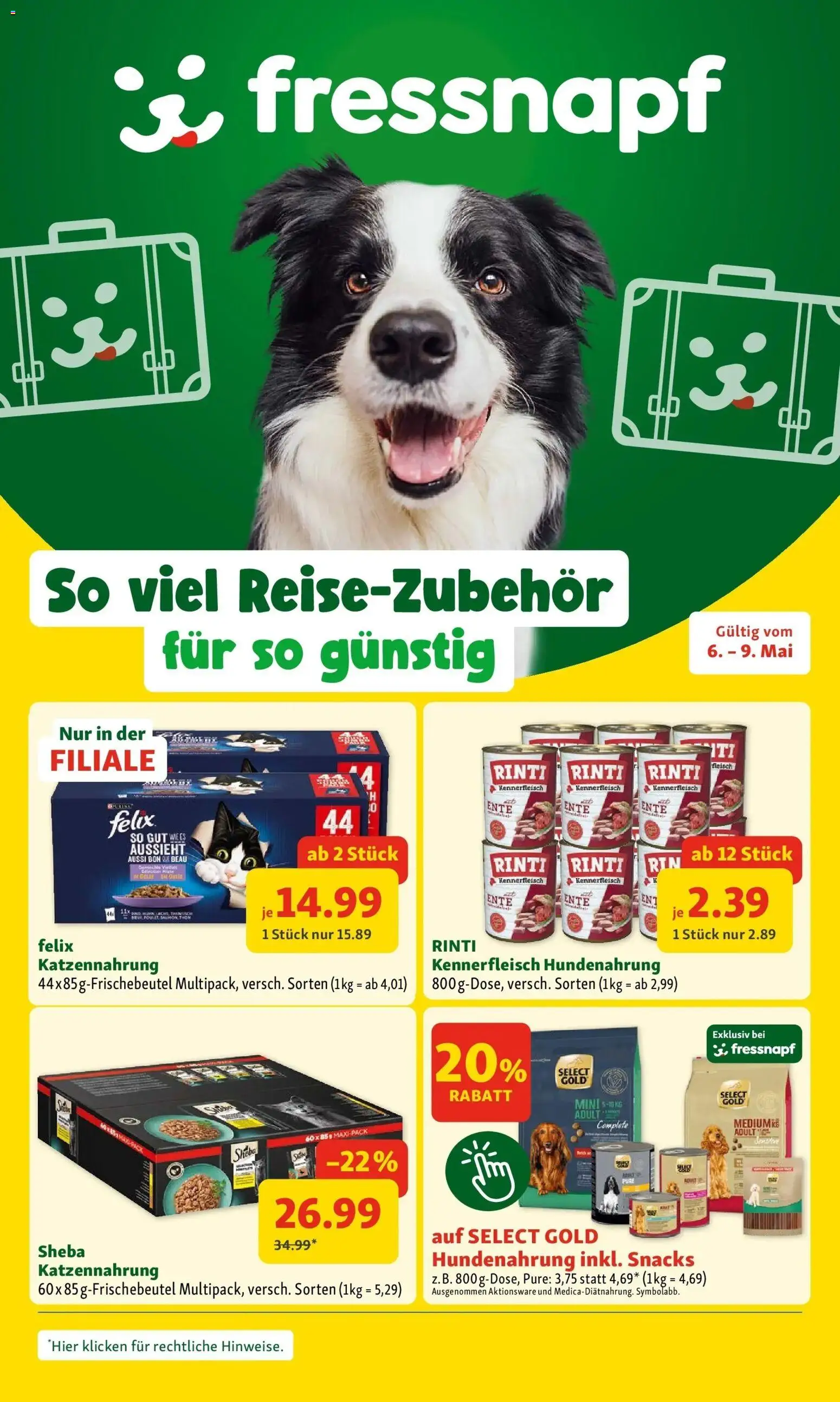 Vorschau der Angebote: Fressnapf Fressnapf Angebote 06.05. bis 09.05. gültig ab 05.05.2026