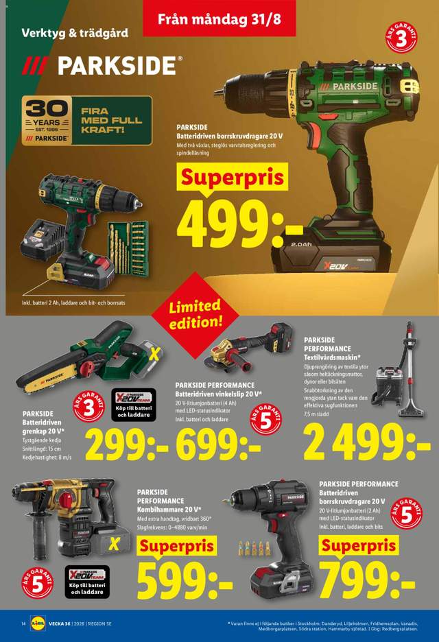Nytt Lidl reklamblad från 31/08